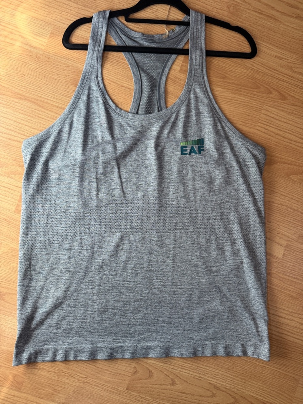 Lululemon Gray EAF Logo Racerback Tank Top